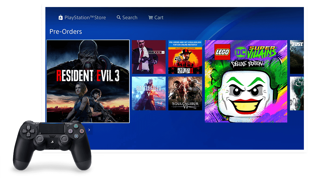 new playstation store